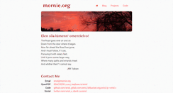 Desktop Screenshot of mornie.org