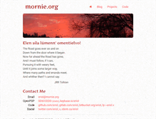 Tablet Screenshot of mornie.org